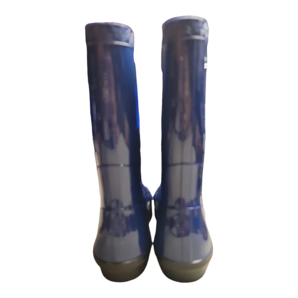 UGG Raana rainboots kids 4Y blue shiny outdoor sporty waterproof